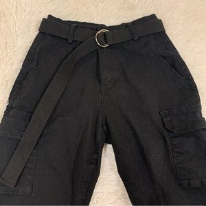 Black Cargo Pants